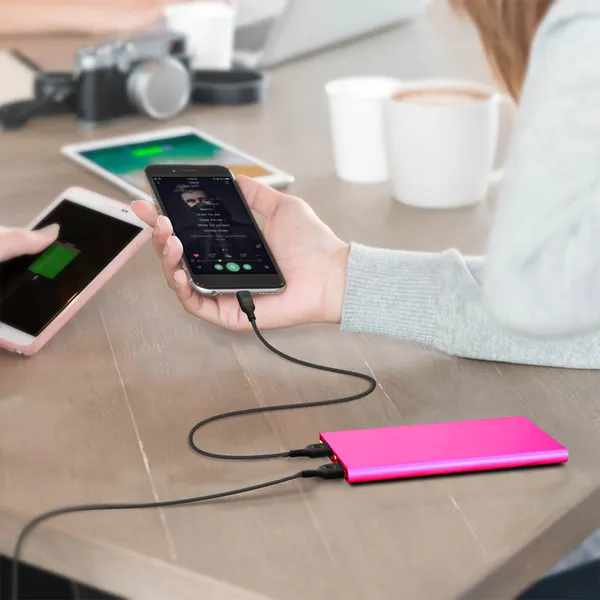 20000mah Power Bank Ultra Thin External Battery Pack Phone