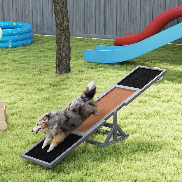 Wooden Dog Agility Seesaw For Training And Exercise, Weather