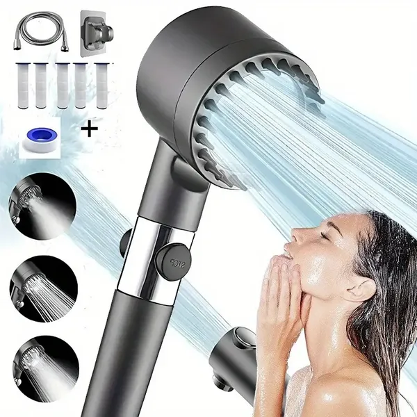 5 Layer Filter High Pressure Flow Multi Mode Shower Head