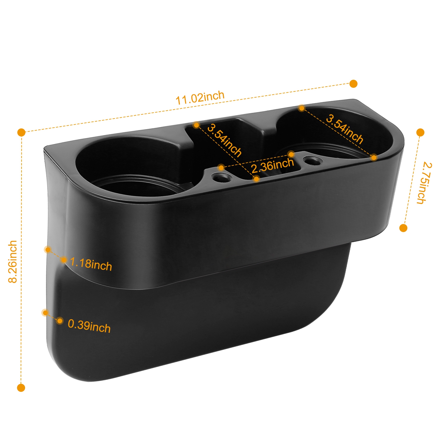Car Seam Cup Holder Seat Gap Wedge Drink Storage Organizer