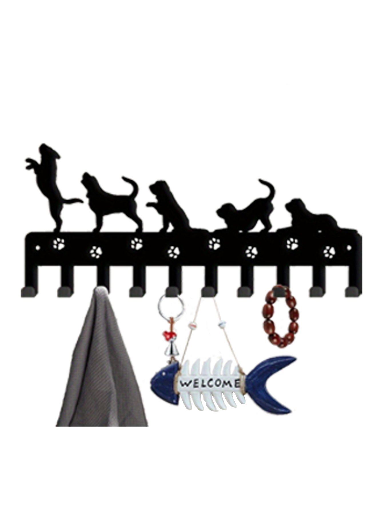 Animal Inspired Upright Keychain Detachable Upright Organizer