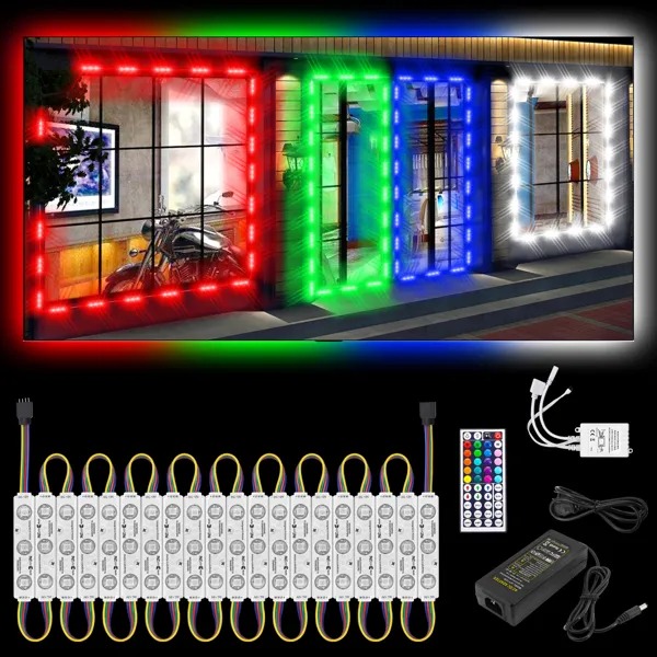 Waterproof 5050 Smd Rgb Led Module Light Store Front Window