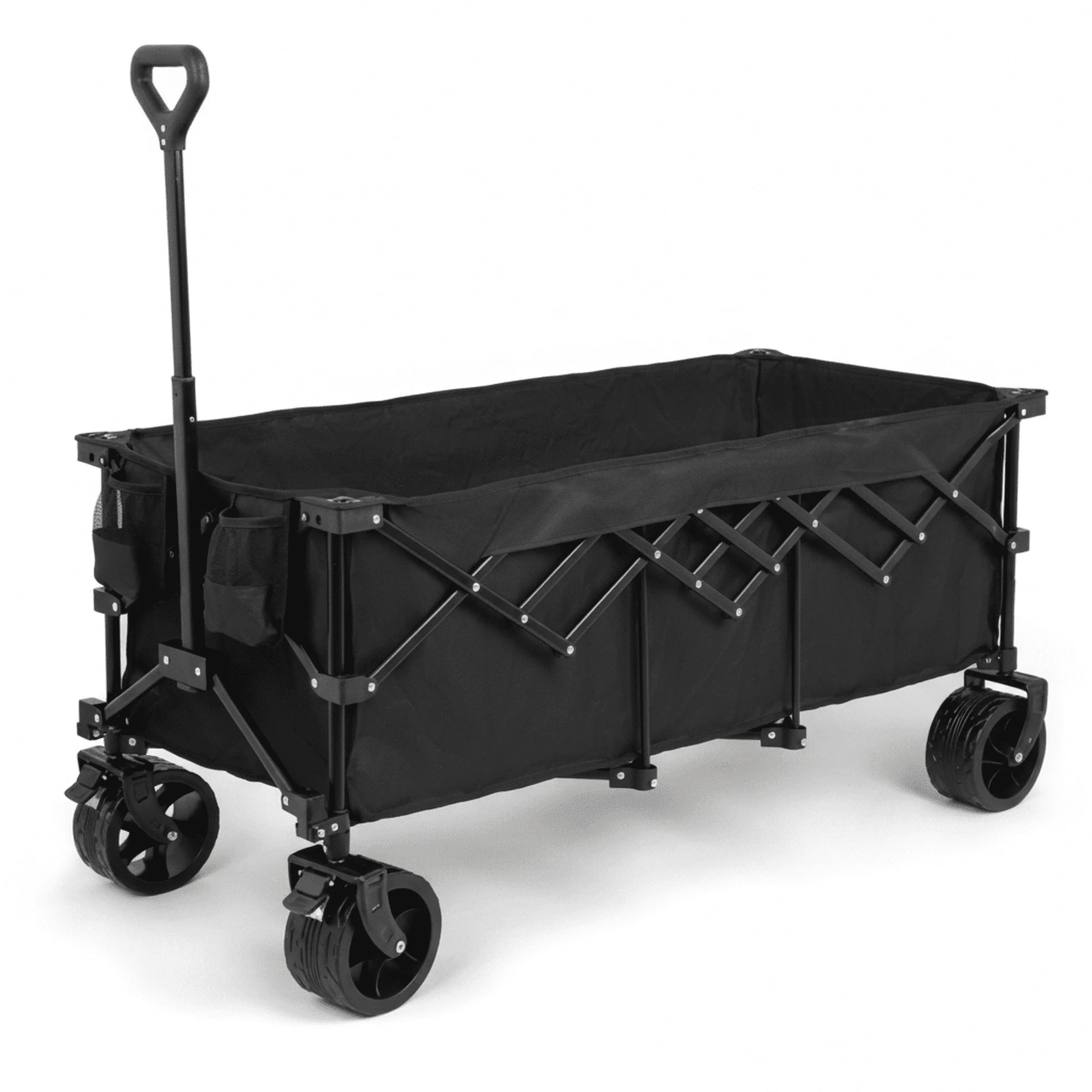 300l Folding Wagon Cart With 440lb Capacity, Big 7 All Terrain