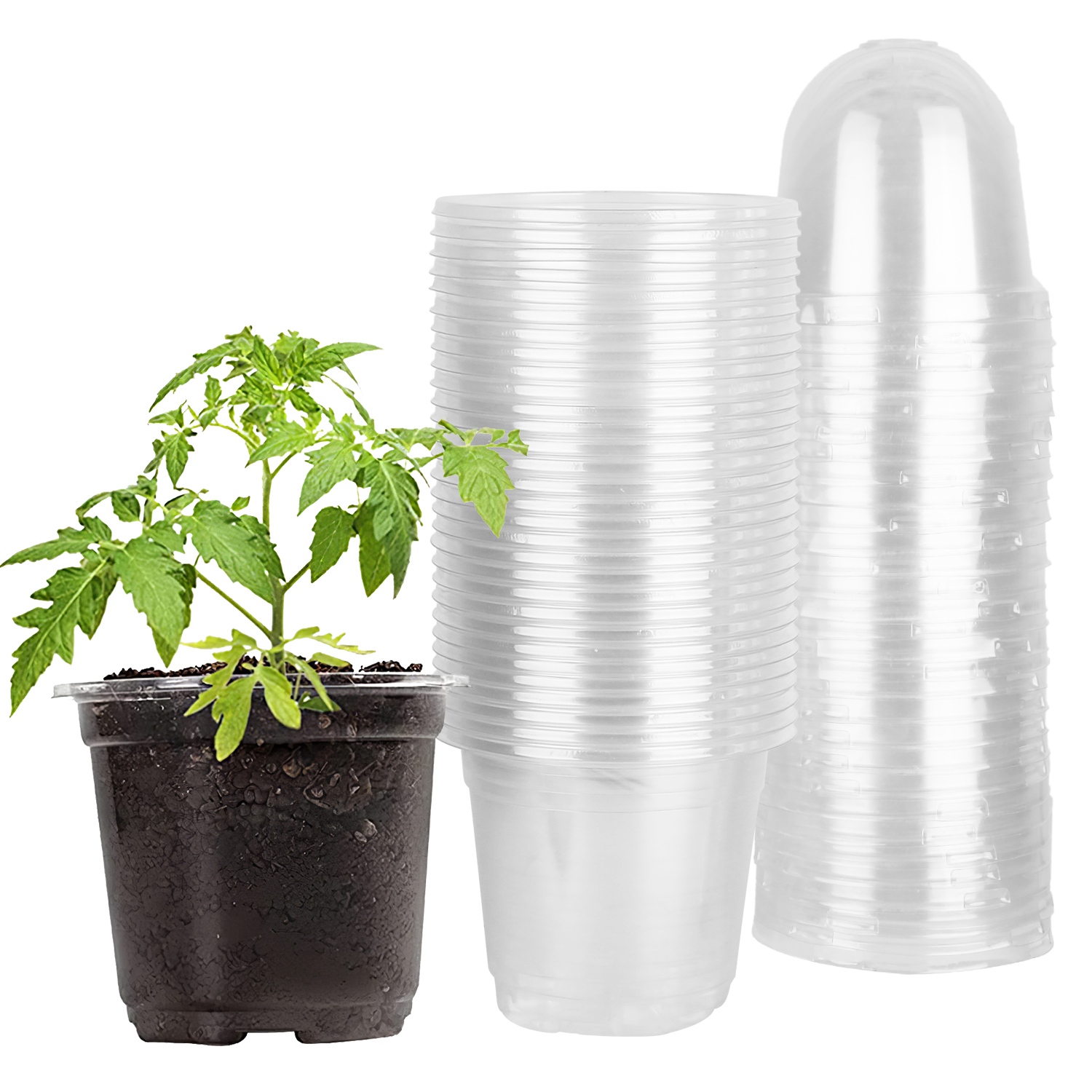 30pcs Plant Nursery Pots For Spring Garden Container Pet Flower