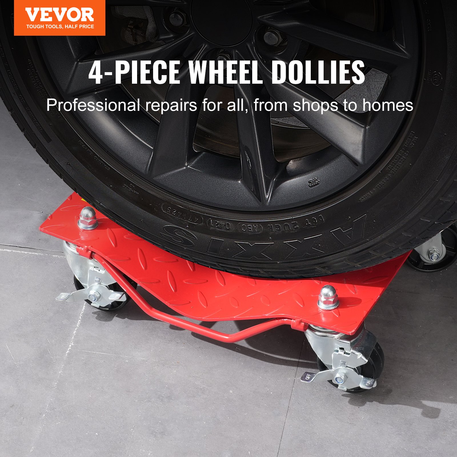 Wheel Dolly Heavy Duty Car Tire Stake Vehicle Moving Dolly 8000