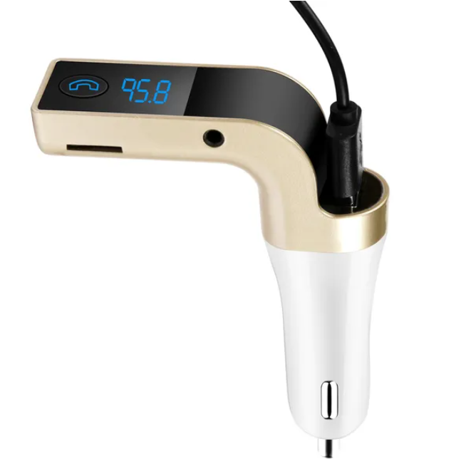 Car Wireless Fm Transmitter Usb Charger Hands