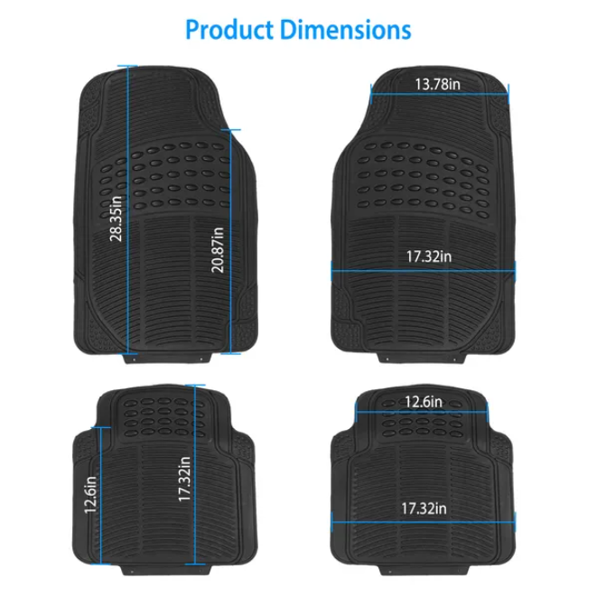 Pvc Rubber Heavy Duty Drive Car Floor Mat