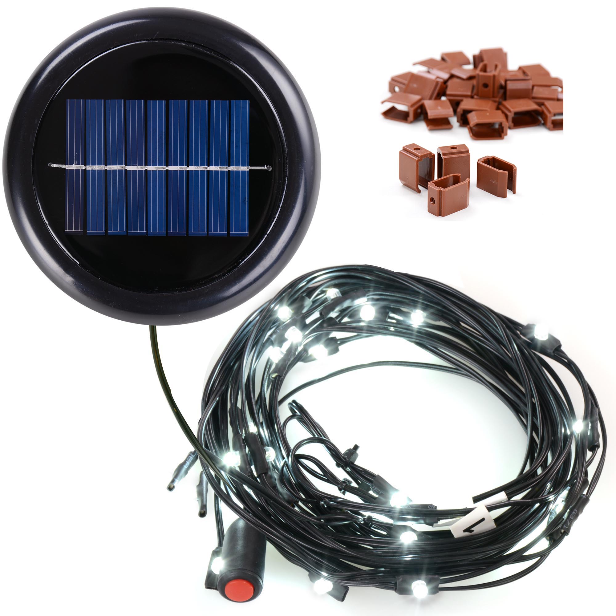 30 Leds Solar String Light Cool White For 8 9 6rib Wd Umb