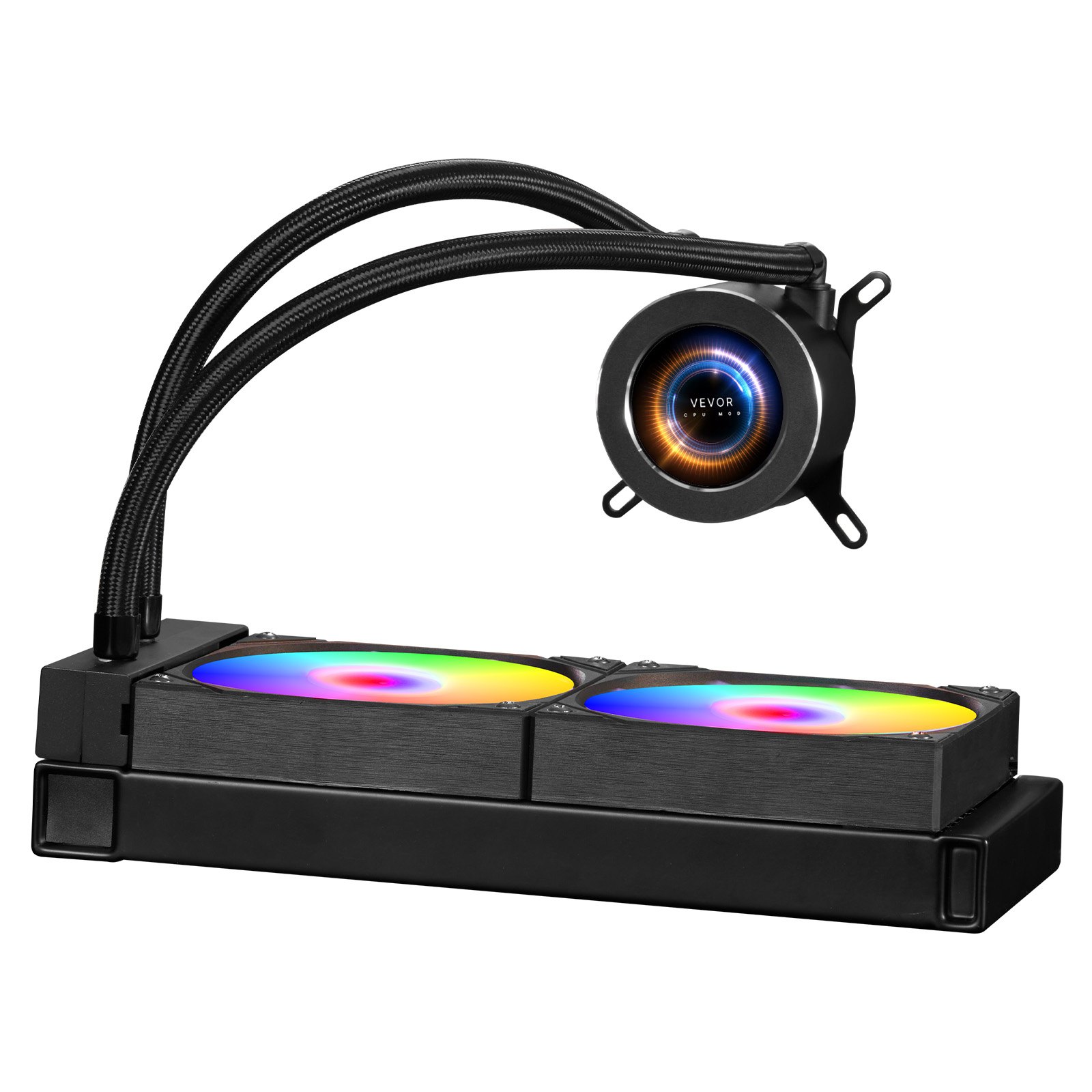 Cpu Liquid Cooler Aio Cpu Water Cooler With Argb Light & 120 Mm