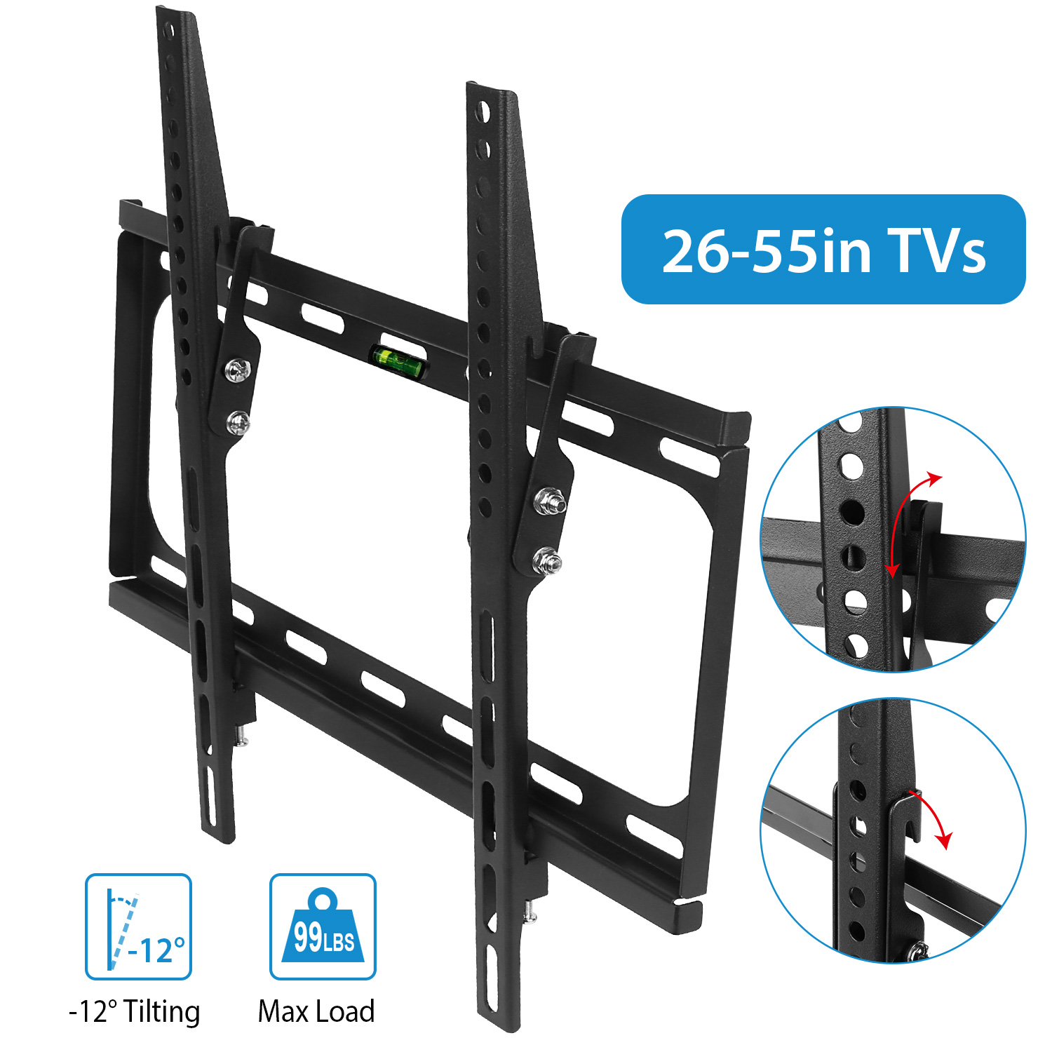 Tv Wall Mount Tilt Dual Arm Tv Mount Brackets Maximum Vesa