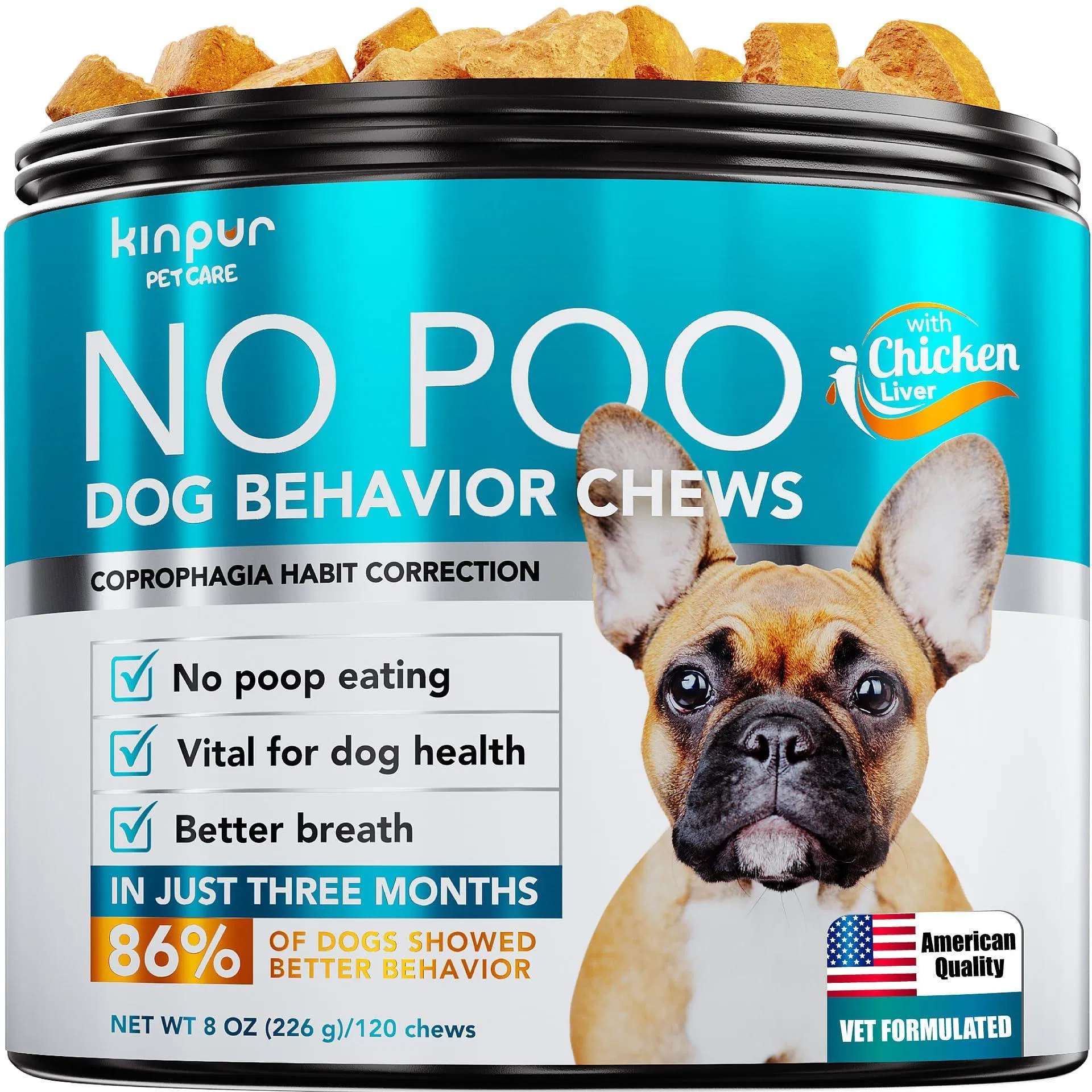 No Poo Chews For Dogs Stop Poop Eating Behavior Probiotics And