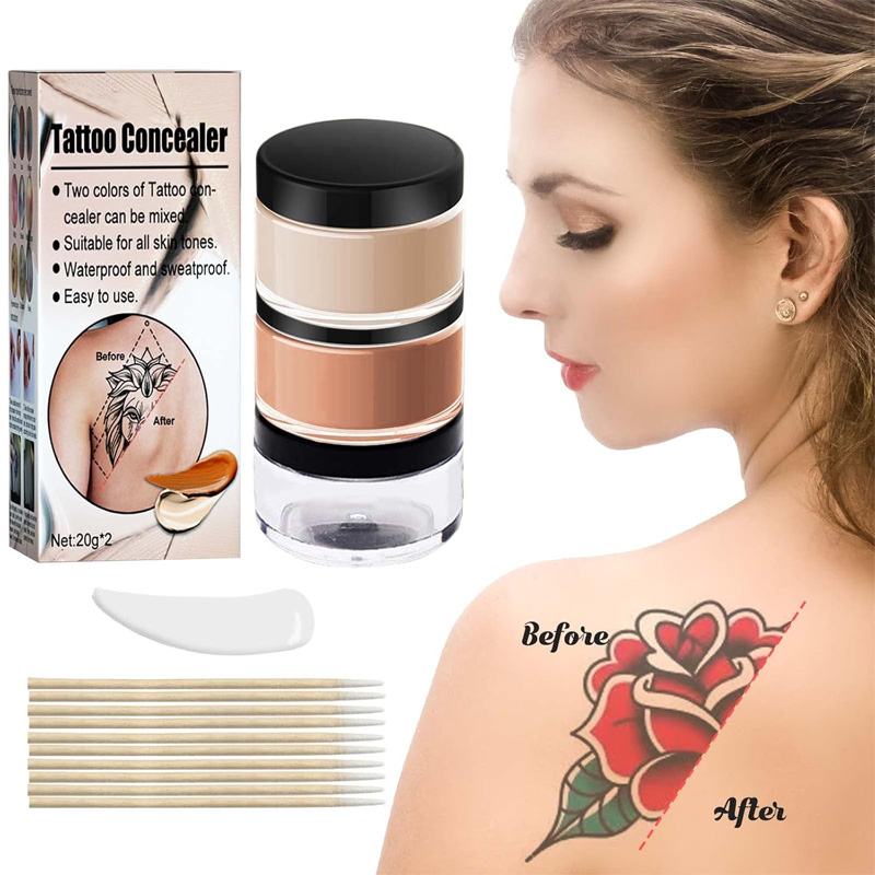 Tattoo Cover Up Makeup Waterproof, Professional Tattoo