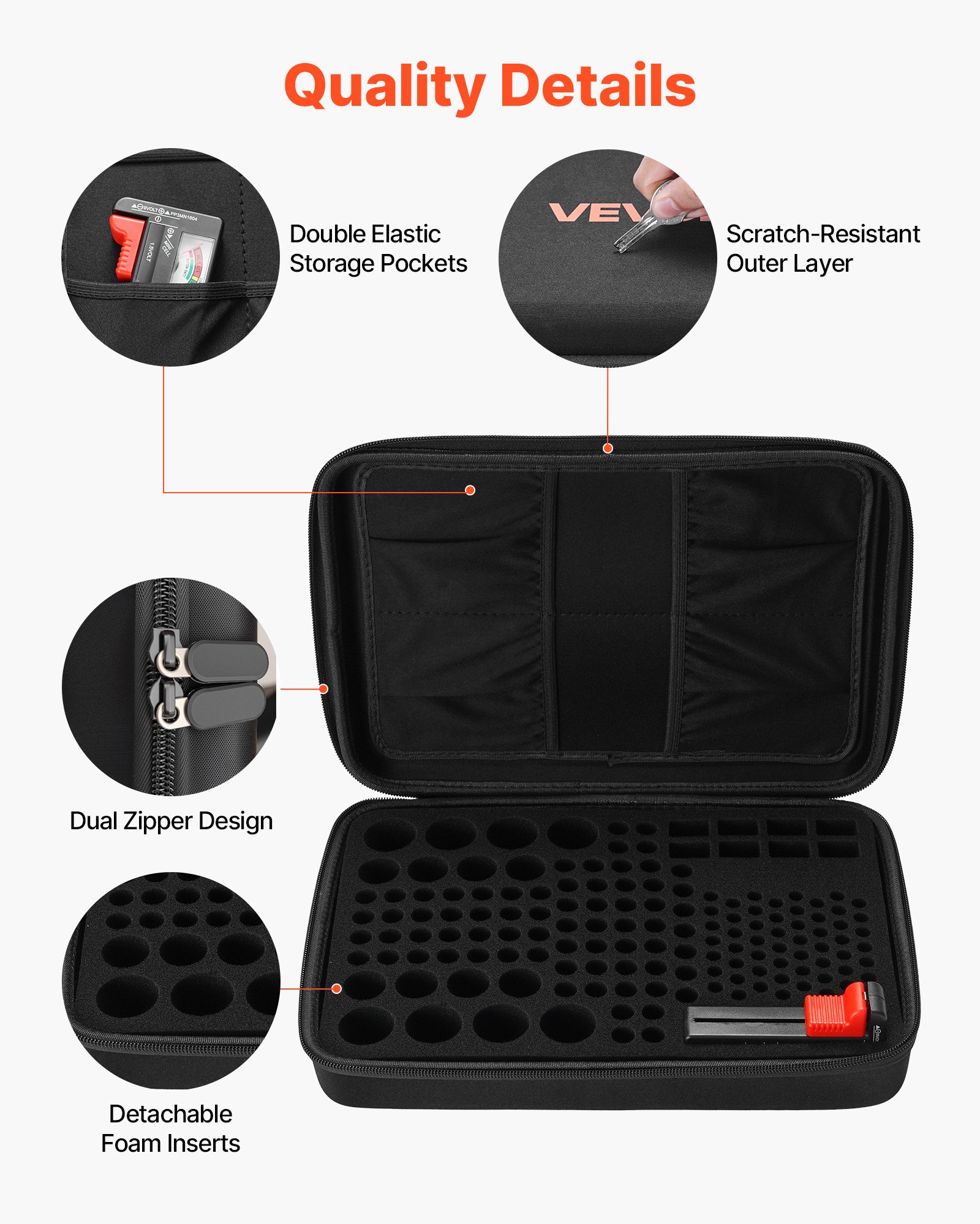 Battery Organizer Storage Box With Tester Bt 168 Holds 167