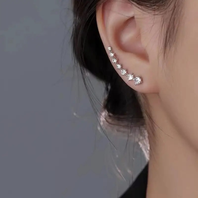 Earrings, With Ingenuity Revealed In The Flowing Luster, Light