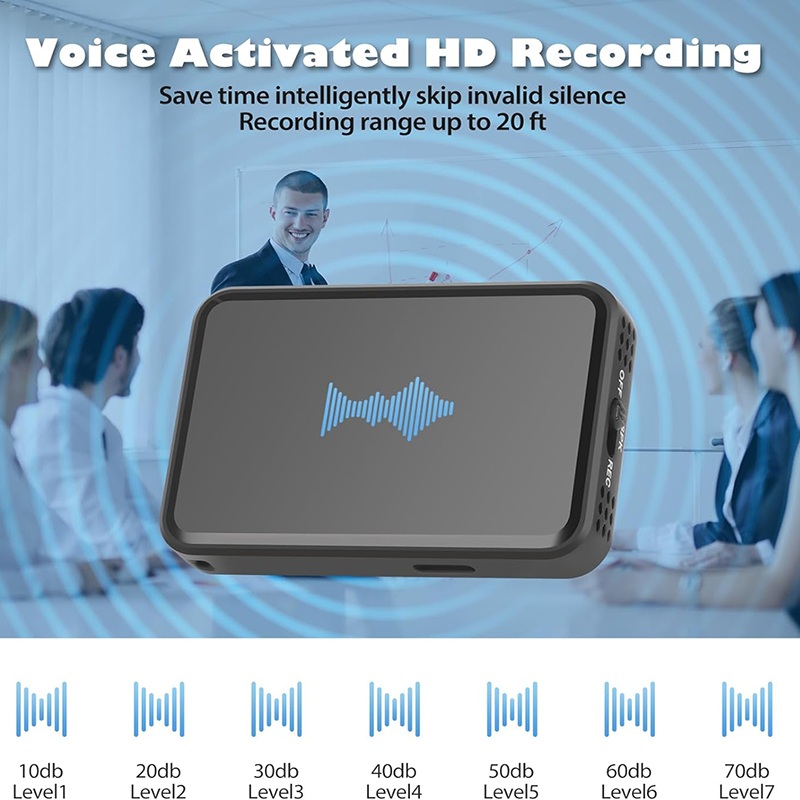 Magnetic Voice Activated Recorder Device,Mp3 Voice Records With