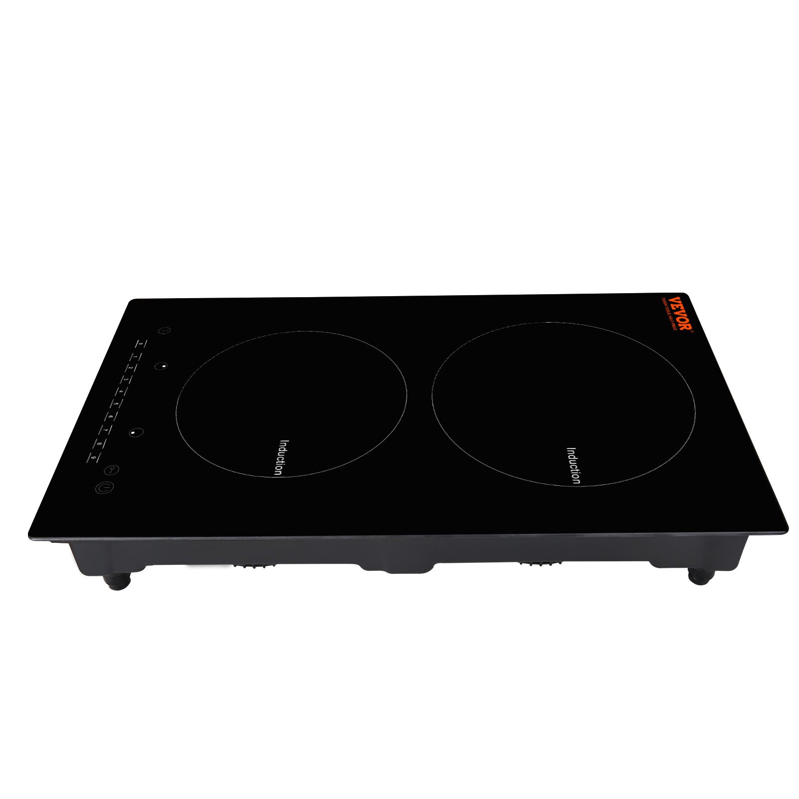 Electric Cooktop, 2 Burners, 12 Induction Stove Top, Built In