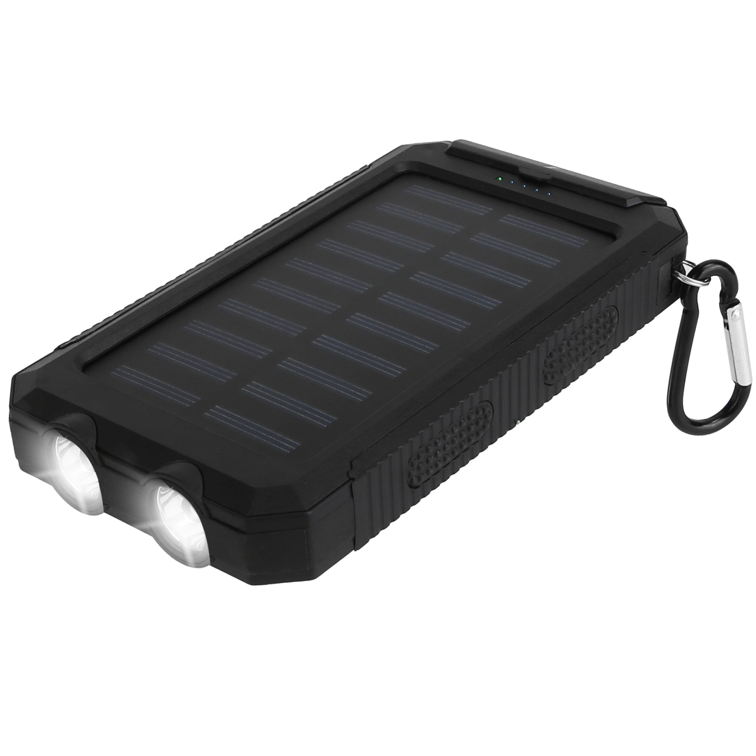 1w Mah Solar Power Bank External Battery Pack Dual Usb
