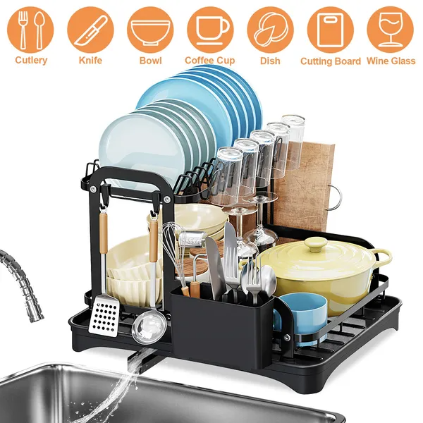 2-Tier Dish Drying Rack