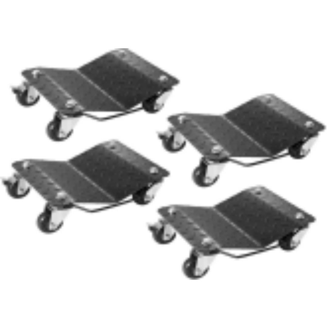 4 Piece Set Of 6000 Pound Car Handling Wheel Frames, Heavy Duty