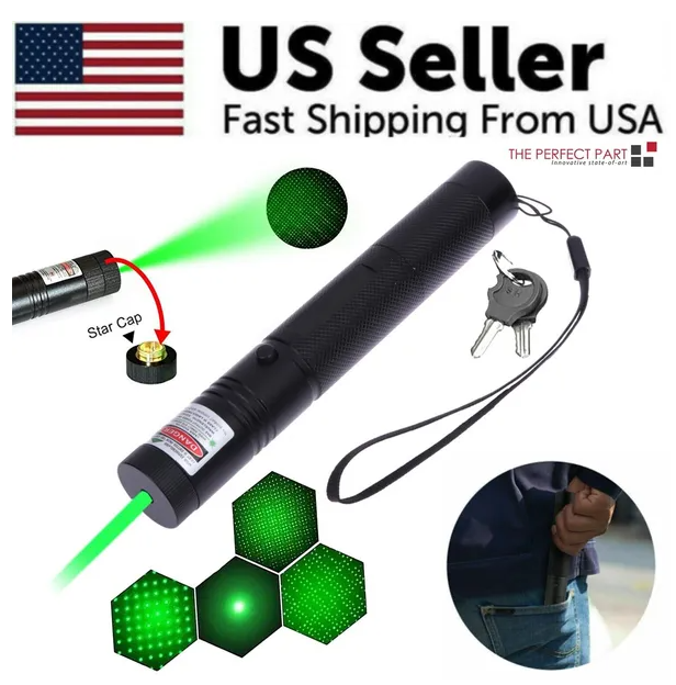 900miles Rechargeable Lazer Green Laser Pointer Pen Astronomy